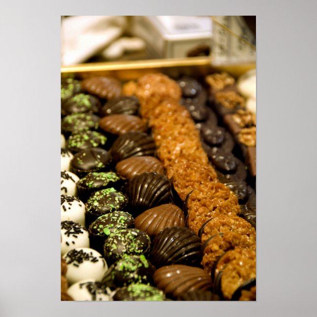 Póster Bélgica, Bruselas. Bélgica mundialmente famosa (Frente)