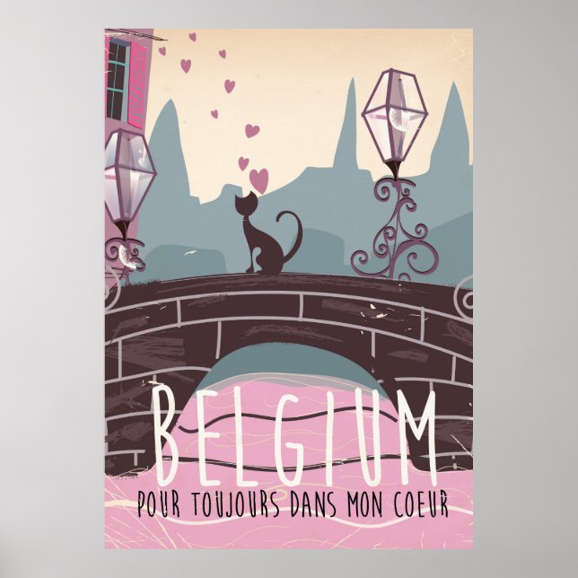 Póster Bélgica para toujours dans mon coeur (Frente)