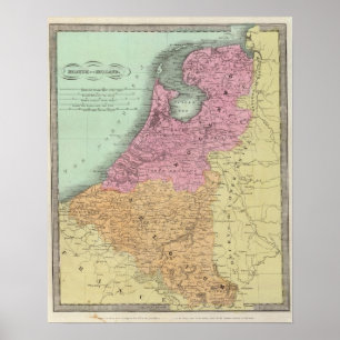 Póster Bélgica Y Holanda