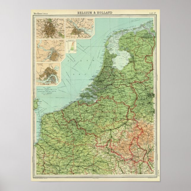 Póster Bélgica y Holanda (Frente)