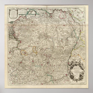 Póster Bélgica y Países Bajos