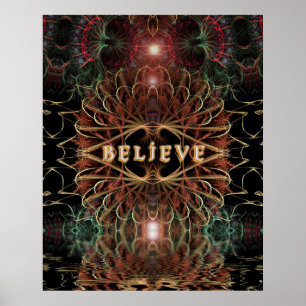Póster Believe Feelgoodfx Poster