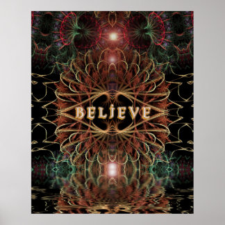 Póster Believe Feelgoodfx Poster