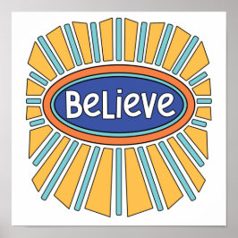 Póster Believe - Have Faith  