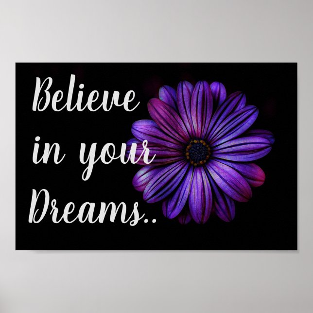 Póster Believe in your dreams (Frente)
