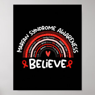 Póster Believe Marfan Syndrome Awareness Mes