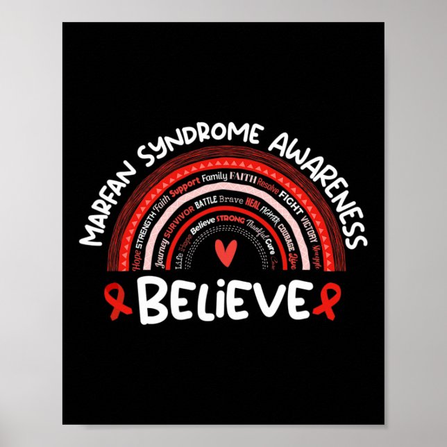 Póster Believe Marfan Syndrome Awareness Mes (Frente)