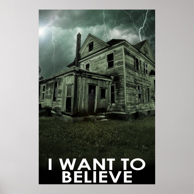 Póster Believe Poster - Ghost Style (Frente)