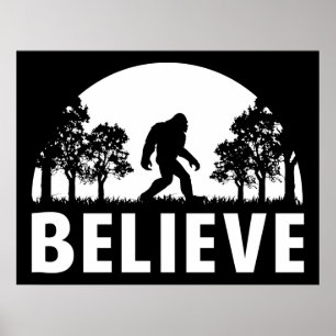 Póster Believe Sasquatch