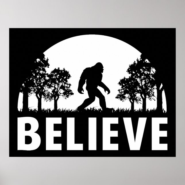 Póster Believe Sasquatch (Frente)
