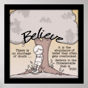 Póster Believe Tree