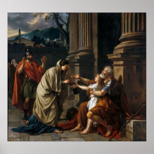 Póster Belisarius por Jacques Louis David