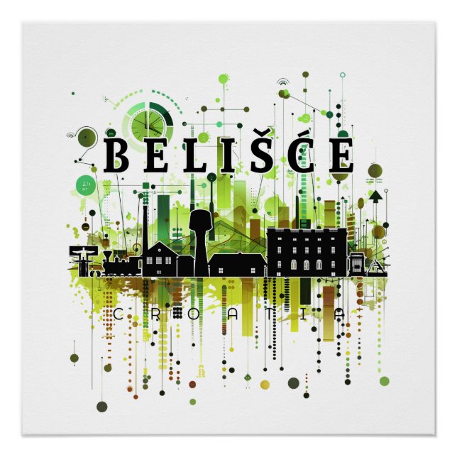 Póster Belišće Croatia (Anverso)