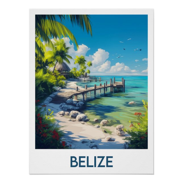 Poster Belize (Anverso)