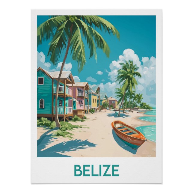 Poster Belize (Anverso)