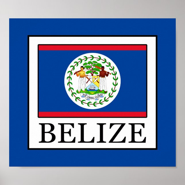 Póster Belize (Frente)