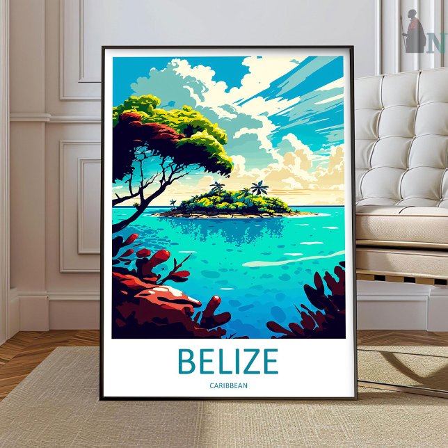 Póster Belize Travel Print Wall Art Belize Wall Hanging  (Subido por el creador)