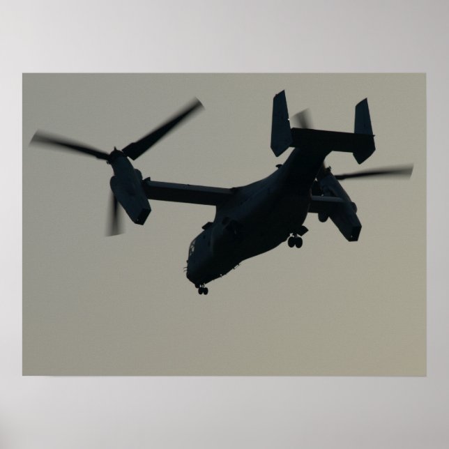 Póster Bell-Boeing V-22 Osprey. (Frente)