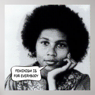 Póster bell hooks el feminismo es para todos