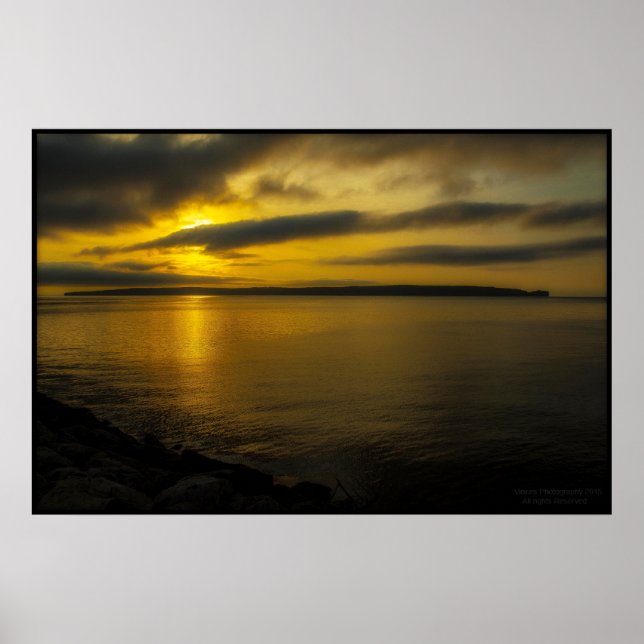 Póster Bell Island Sunset (Frente)