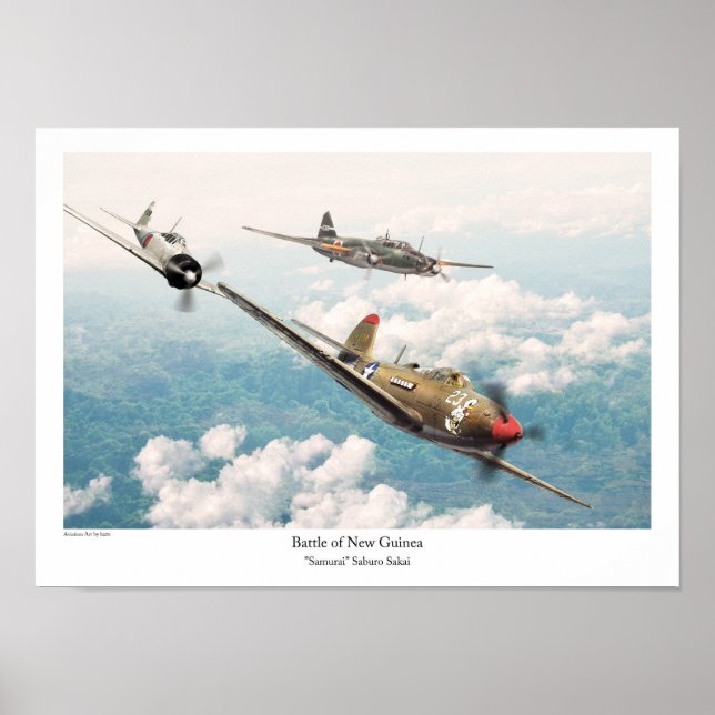 Póster Bell P-39 Airacobra (Frente)