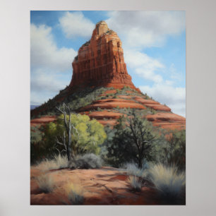 Póster Bell Rock Sedona Arizona Poster de pintura