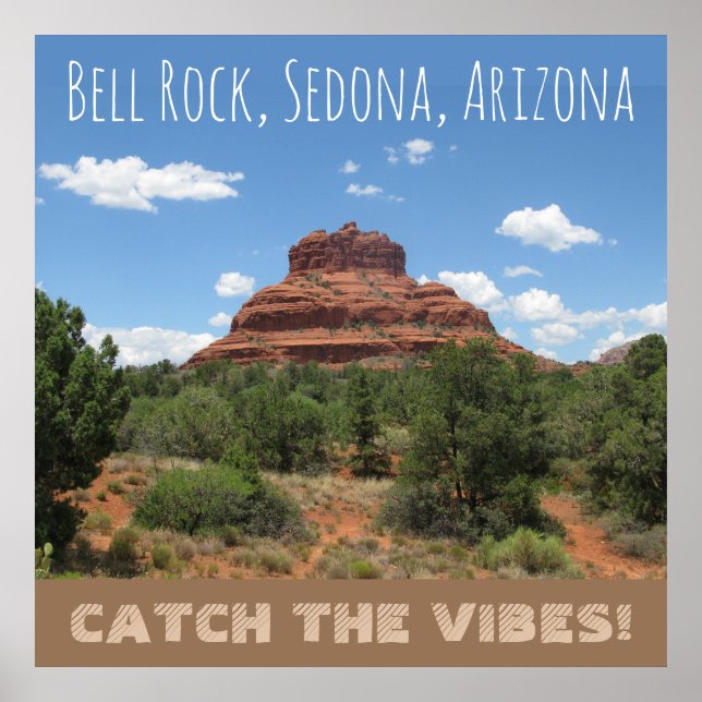 Póster Bell Rock Sedona, Poster de Arizona (Frente)