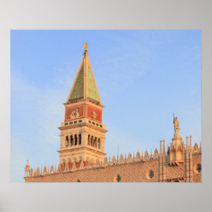 Póster Bell Tower, Piazza San Marco, Venice