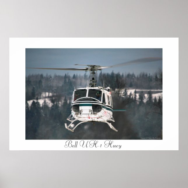 Póster Bell UH-1 Huey (Frente)