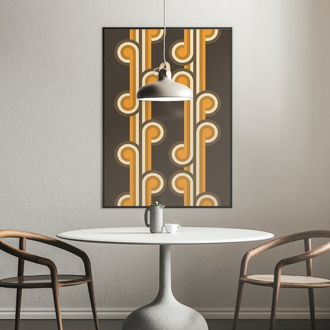 Póster Bella Artes de fusión industrial de curvas de onda (Subido por el creador)