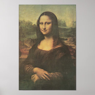 Póster Bella Artes de la Mona Lisa Leonardo da Vinci