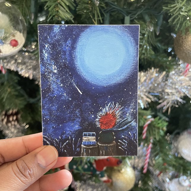 Póster Bella Artes de lectura azul de la marina pintando  (Subido por el creador)