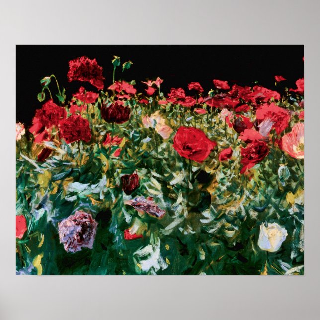 Póster Bella Artes de pipetas de John Singer Sargent (Frente)