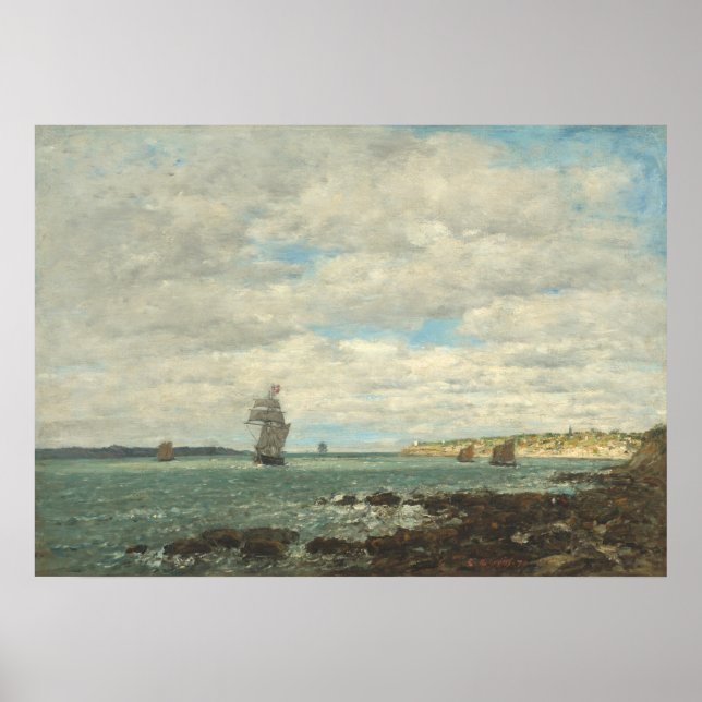 Póster Bella Artes Eugène Boudin (Frente)