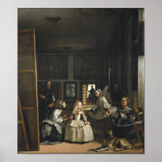 Póster Bella Artes Las Meninas Diego Velázquez