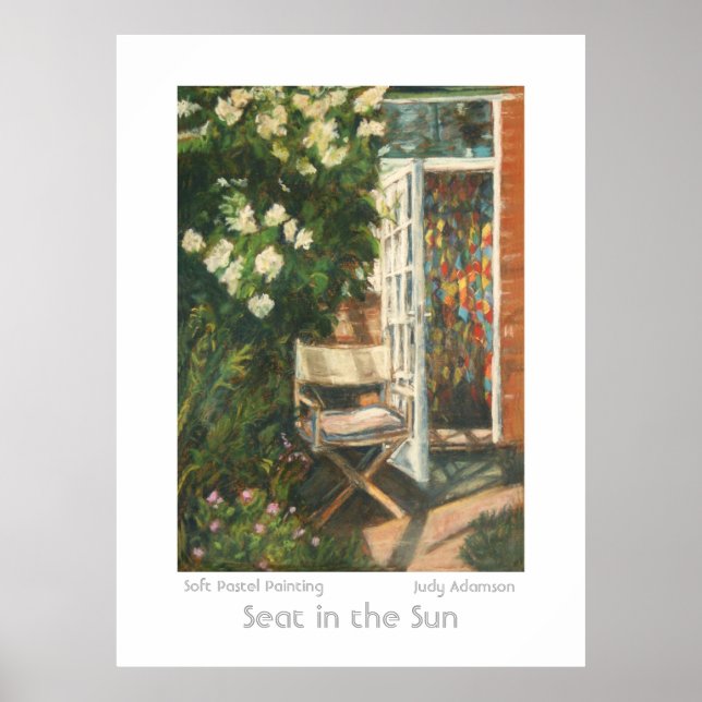 Poster Bella Artes o impresión - Un asiento al sol (Frente)