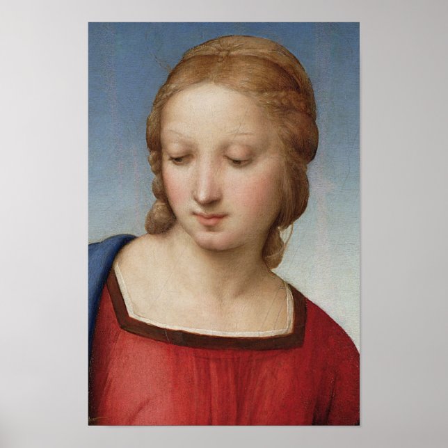 Póster Bella Artes Raphael Madonna Goldfinch (detalle) (Frente)