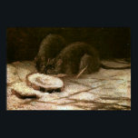 Póster Bella Artes Rats Van Gogh<br><div class="desc">Dos Ratas, Vincent van Gogh, Nuenen Noviembre 1884. Aceite en el panel, 29, 5 x 41, 5 cm. Colección privada. F 177, JH 543 Vincent Willem van Gogh (30 de marzo de 1853 a 29 de julio de 1890) fue un artista Post-impresionista holandés. Algunas de sus pinturas se encuentran entre...</div>