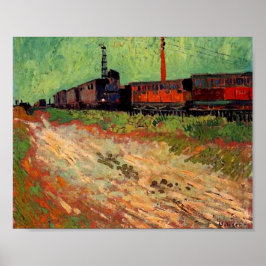 Póster Bella Artes Van Gogh de Ferrocarriles (F466)