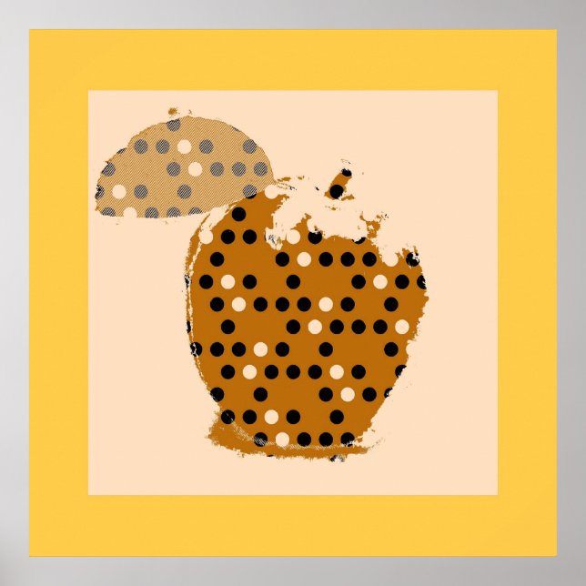 Póster Bella Artes Vintage de Apple (Frente)