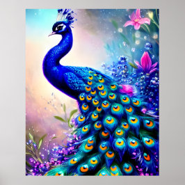 Póster Bella Fantasy Peacock