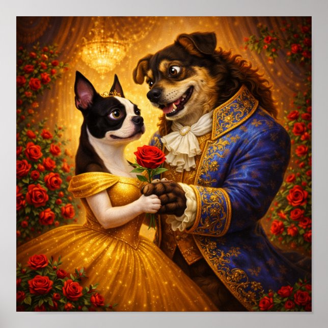 Póster "Bella & Gastón" (Frente)