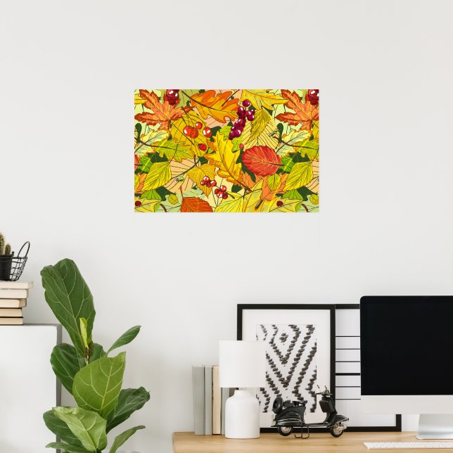 Póster Bella Naturaleza (Oficina en casa)
