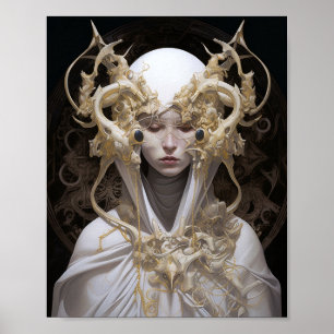 Póster Bella Witch Demon Queen Fantasy Art