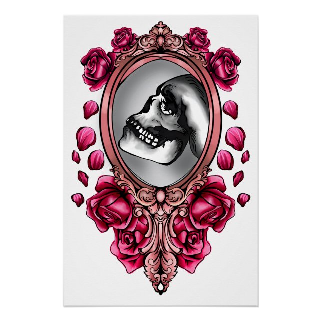 Póster Bellamente auto-reflejado (Anverso)