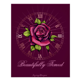 Póster Bellamente cronometrado