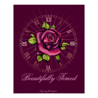 Póster Bellamente cronometrado