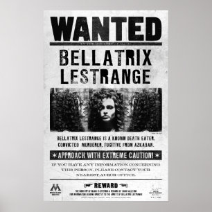 Póster Bellatrix Lestrange quiso el poster