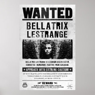 Póster Bellatrix Lestrange quiso el poster