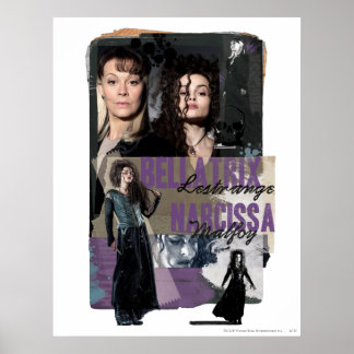 Póster Bellatrix Lestrange y Narcissa Malfoy